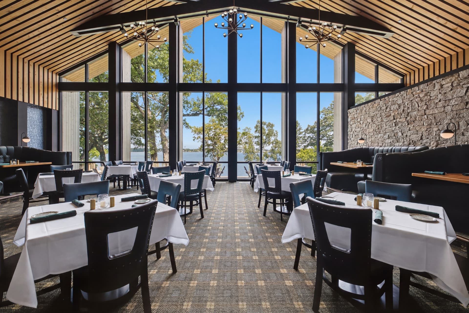 The Fairchild dining room, featured in the PBS Wisconsin film